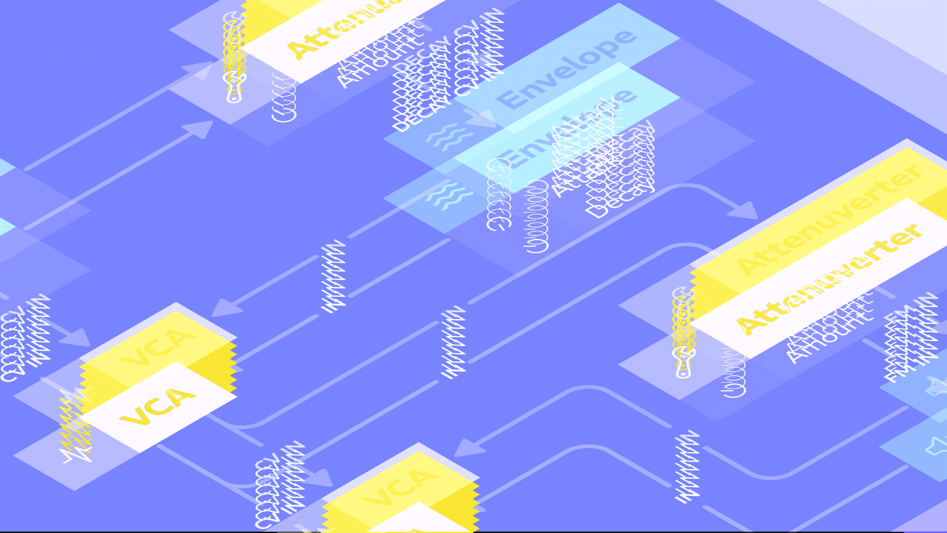 Abstract graphic design of signal slow charts