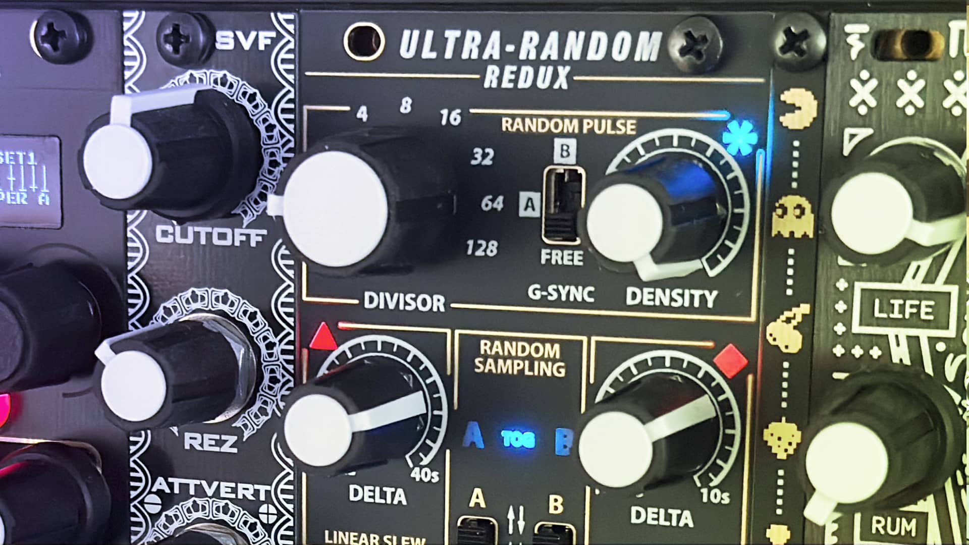 Close up of the SSF Ultra-Random Redux